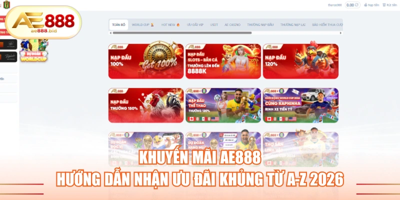 khuyến mãi AE888