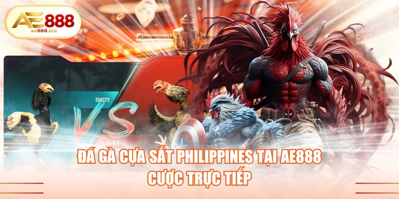 Đá gà cựa sắt Philippines tại AE888