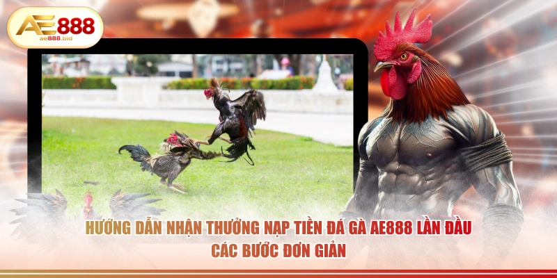 Hướng dẫn nhận thưởng nạp tiền đá gà AE888 lần đầu các bước đơn giản.